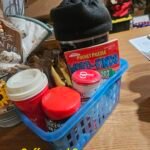 Coffee and Games Themed Basket