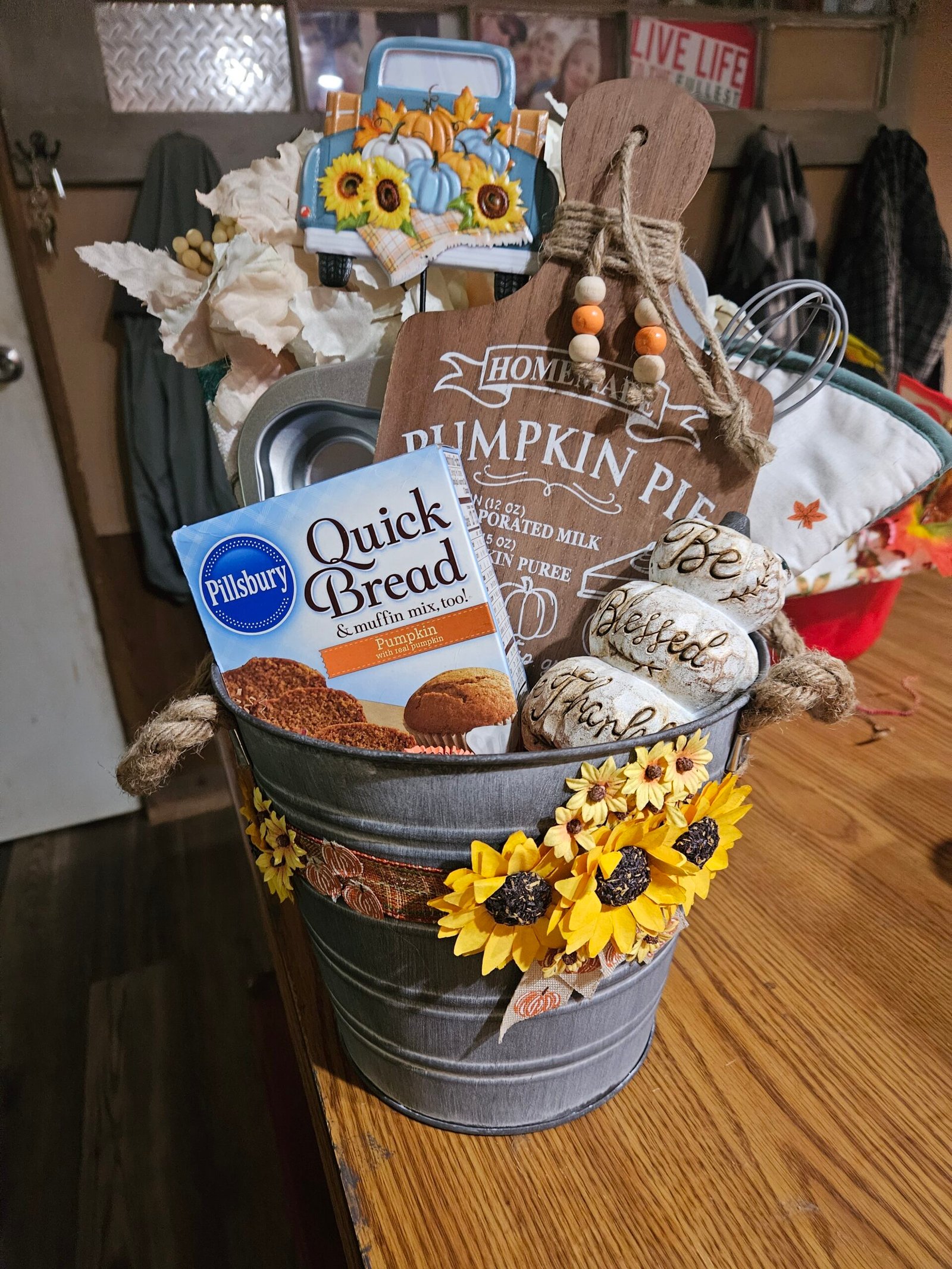 Pumpkin Themed Basket