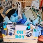 Oh Boy Baby Shower Basket